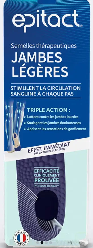 Semelles thérapeutiques jambes légères Epitact