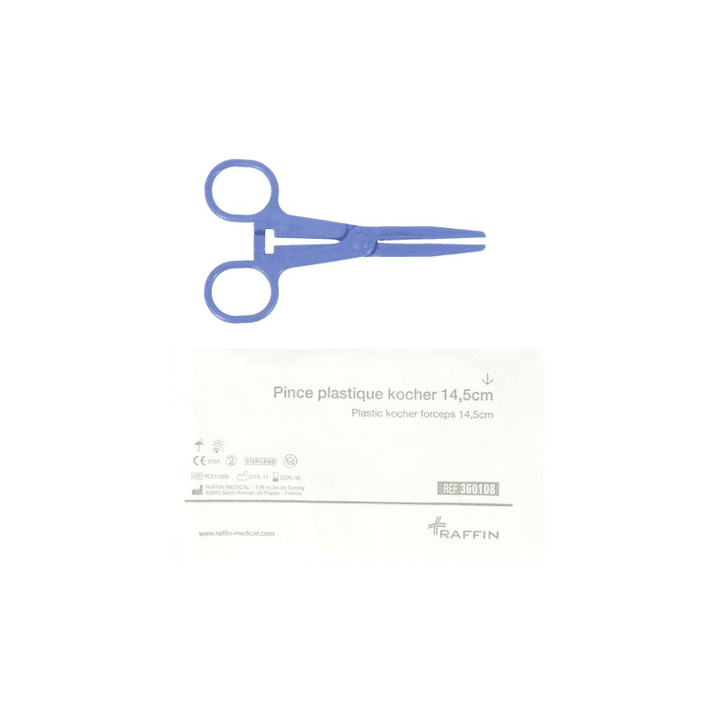 Pince plastique Kocher Raffin x10