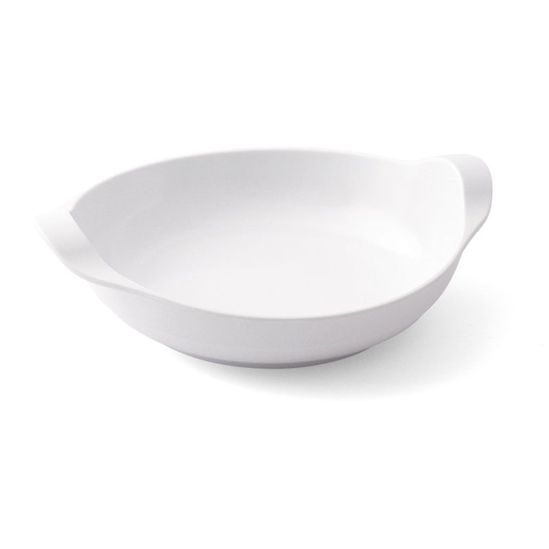 Assiette creuse mélamine incassable pour repas senior et EHPAD