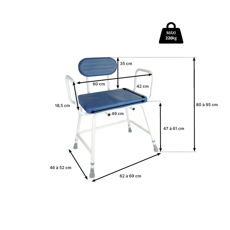 Chaise de douche XXL - vue 5