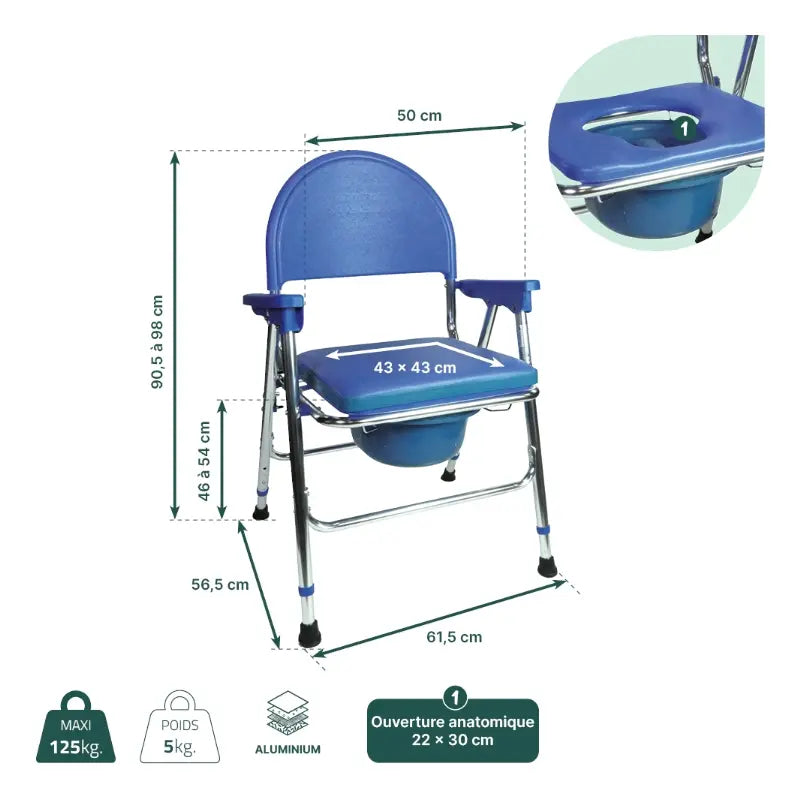 Chaise percée Islande - vue 4
