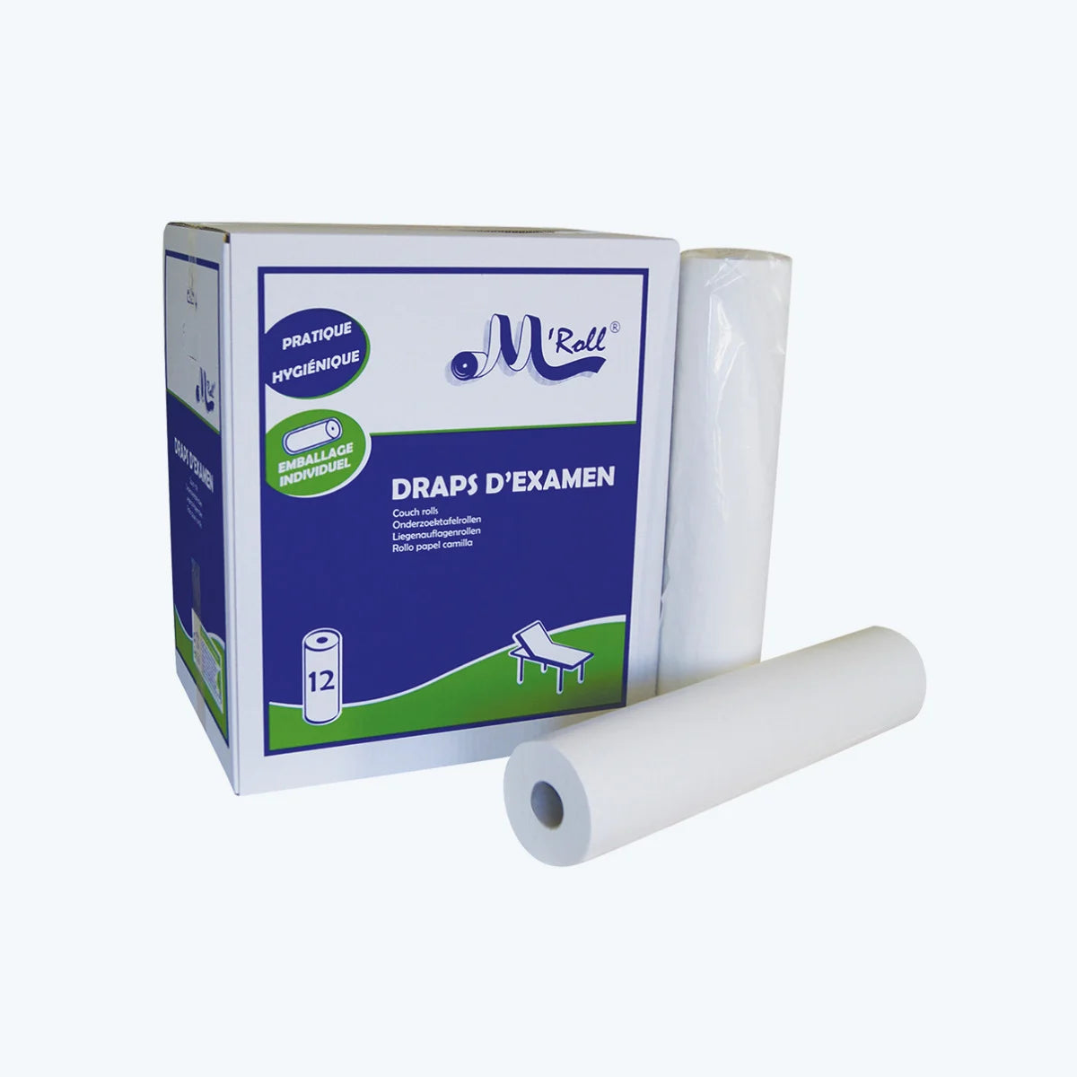 Draps d'examen ouatés