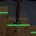 Rouleau adhésif luminescent
