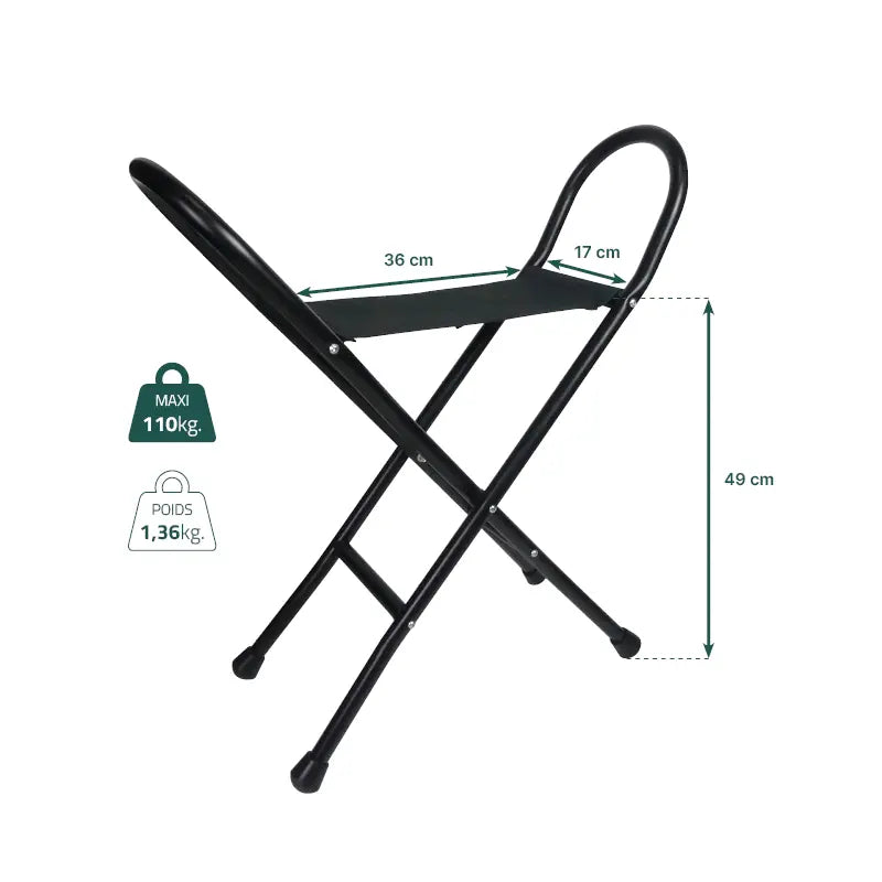 Siège en tissu pliant - vue 4