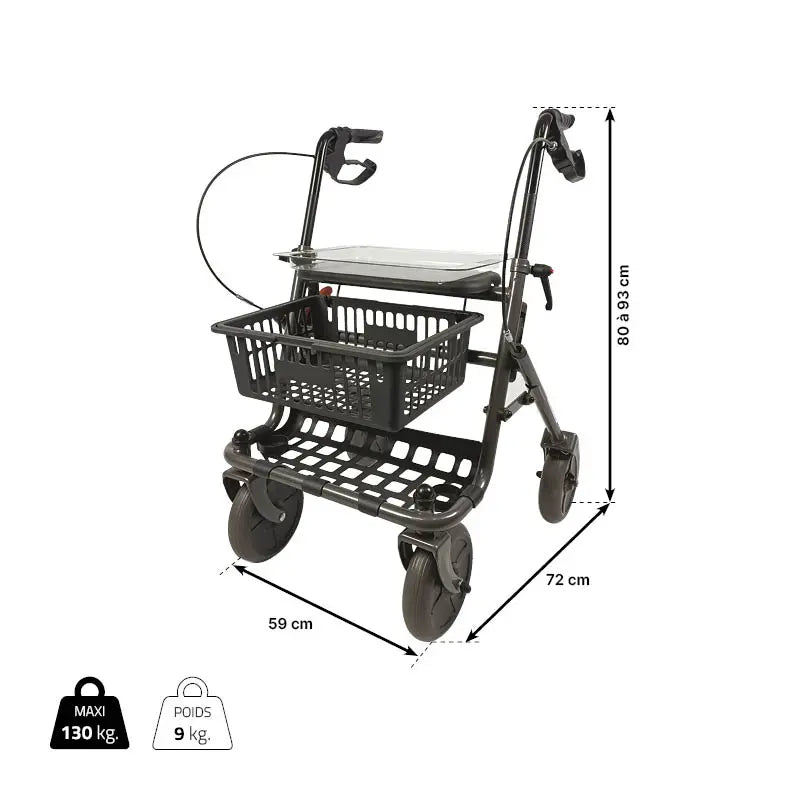 Déambulateur 4 roues Primo - vue 2