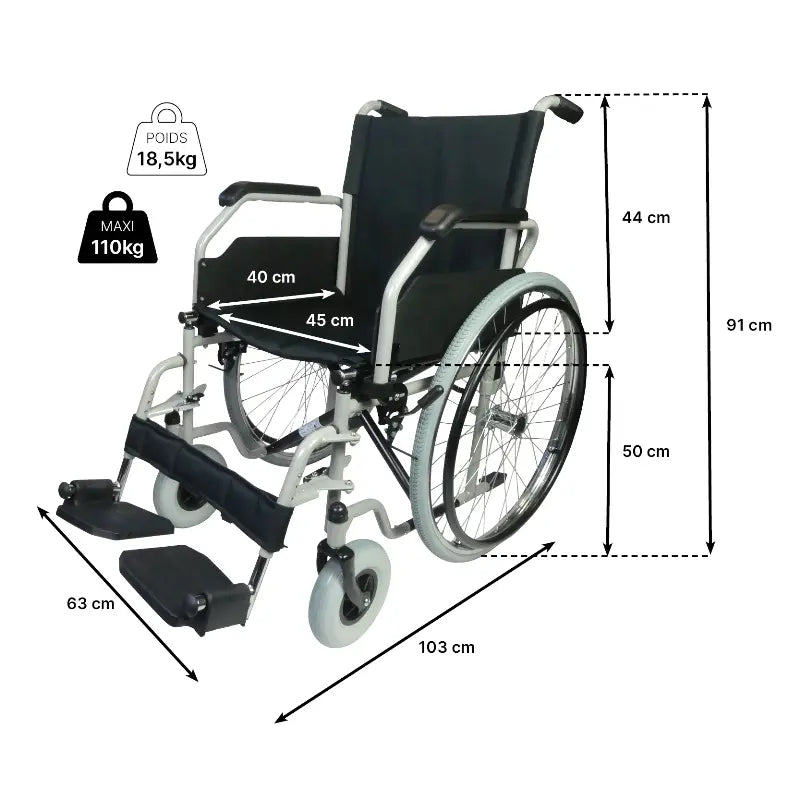 Fauteuil roulant Robust - vue 4