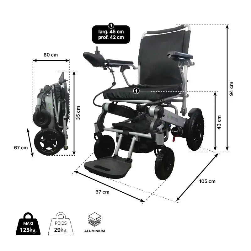 Fauteuil électrique pliant Motorlight - vue 4