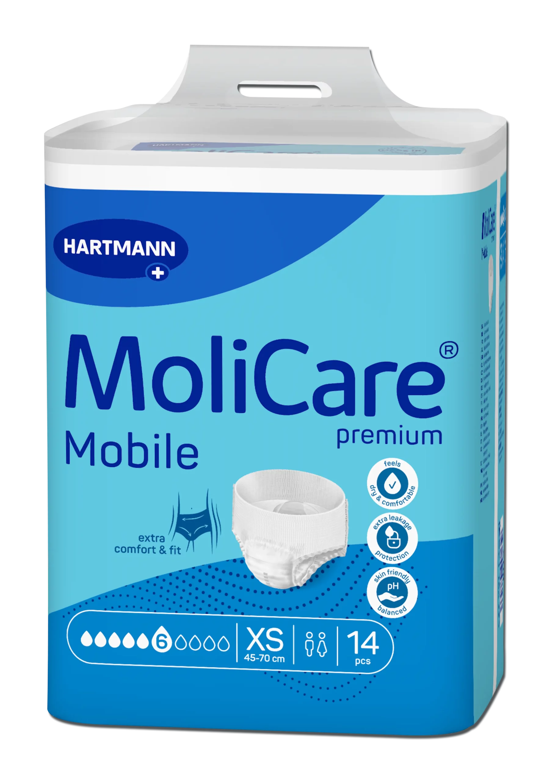 Hartmann Molicare Mobile Extra Small (XS) 6 Gouttes