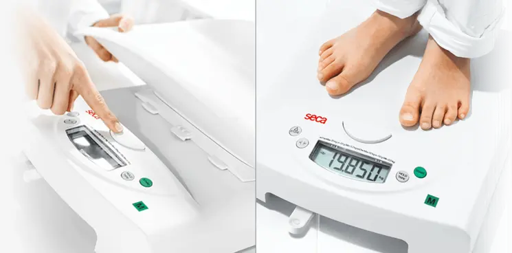 Pèse-bébé électronique et pèse-personne plat pour enfants SECA 384 - vue 3