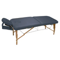 Table de massage pliante 1 partie, en bois, hauteur variable mécaniquement
