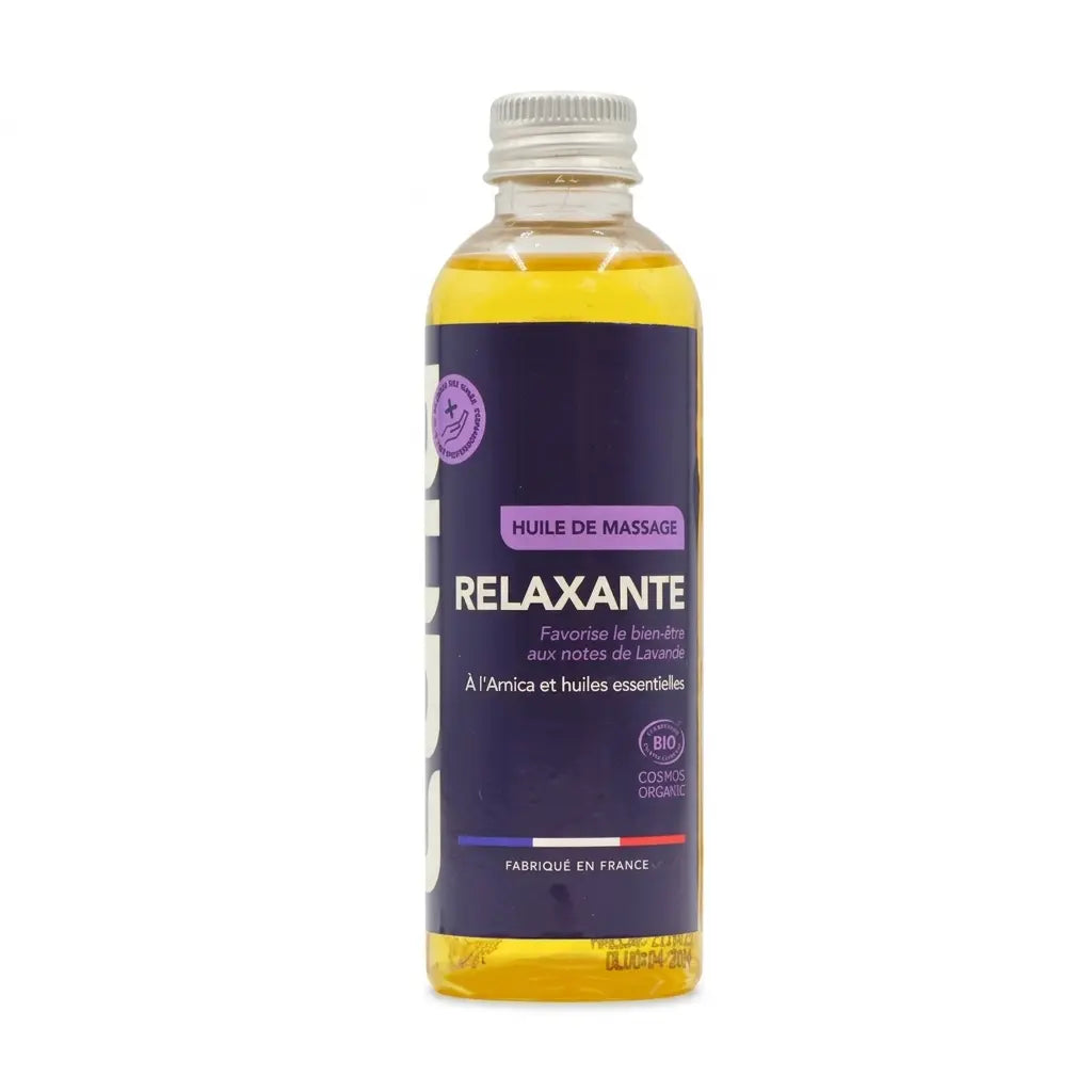 Huile de massage relaxante bio