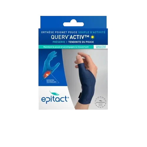 Orthèse souple pour tendinite du pouce Querv'activ Epitact