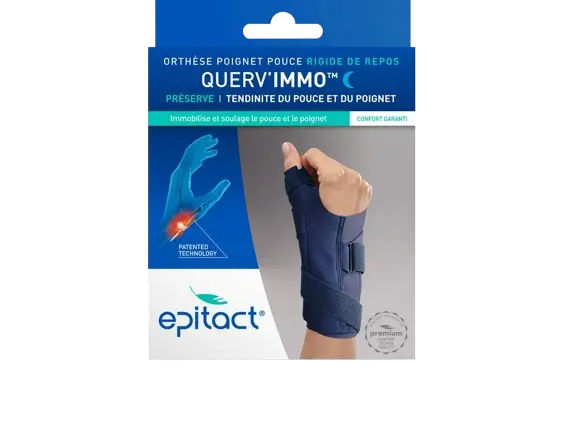 Attelle Querv'immo pour tendinite du pouce Epitact