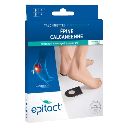 Talonnettes Epitact pour soulager douleurs du talon, épine calcanéenne