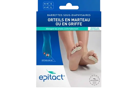 Barrettes sous-diaphysaires en silicone Epitact