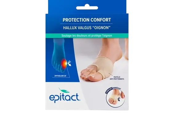 Protection hallux valgus avec silicone Epitact