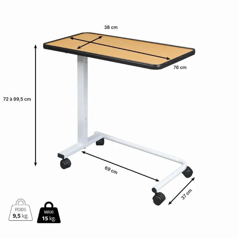 Table de lit Corfou - vue 3