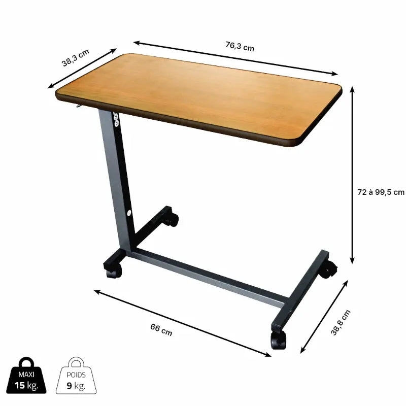 Table de lit Simplex Lift - vue 2
