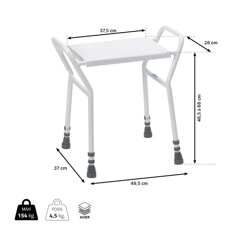 Tabouret de douche Oasis - vue 2